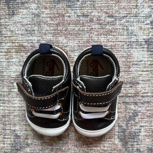 See Kai Run Black and White Kids Sneakers